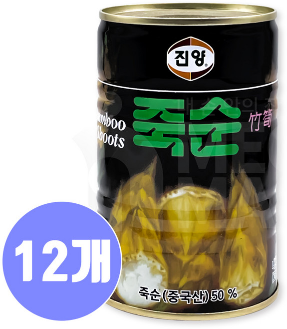 진양 죽순통조림, 400g, 12개