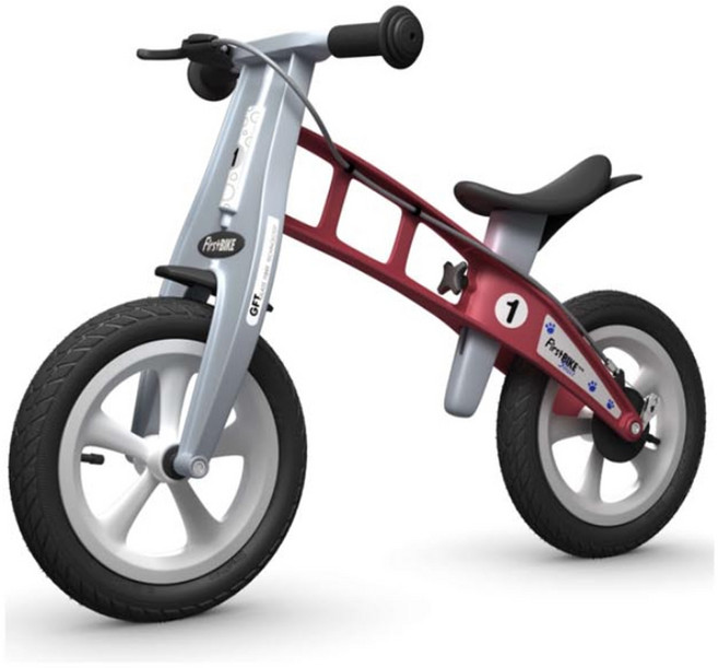 퍼스트바이크 베이식 아동용 로드 자전거, 실버+레드, 83.8cm, 1개