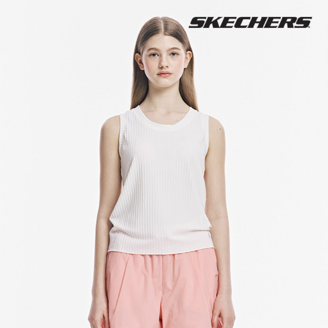 [스케쳐스] 여성 니트 조직변형 슬리브리스 SL3WTCFM081