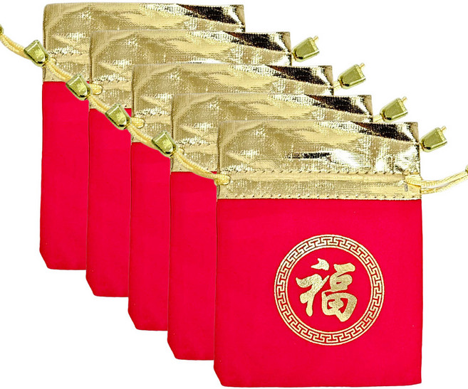 미니 복주머니 파우치 스트링 선물 용돈 봉투