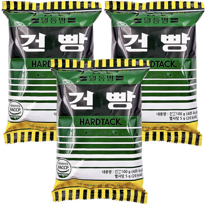 신흥 일등병 건빵, 100g, 3개