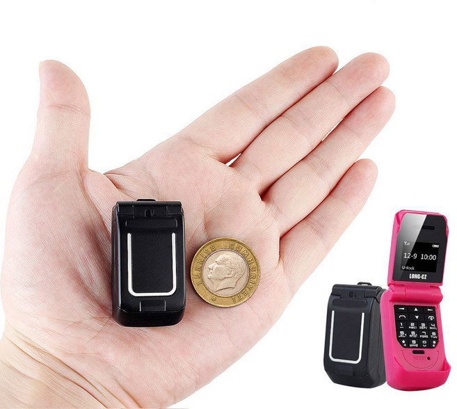 초미니폰 폰 휴대폰 스마트폰 서브폰 공기계 휴대용 세컨폰 핸드폰, 블랙, 1개