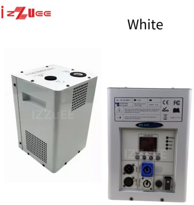 2pcs 750W 콜드 스파크 불꽃 놀이 기계 결혼식 축하 원격 제어 스파크 Ti 파우더 분수 Sparkular DJ Flight, 01 2 Machine, 01 빠른, 02 White shell