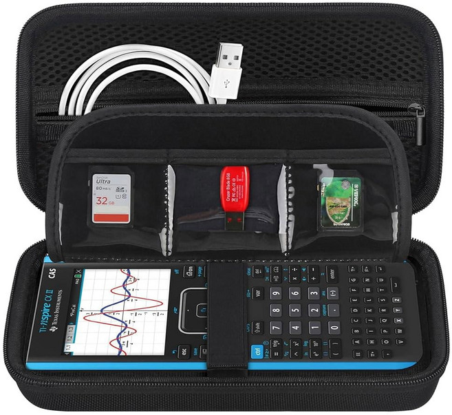 BOVKE TEXAS INSTRUMENTS NSPIRE TI II CX CA CAS, Black+Inside Black