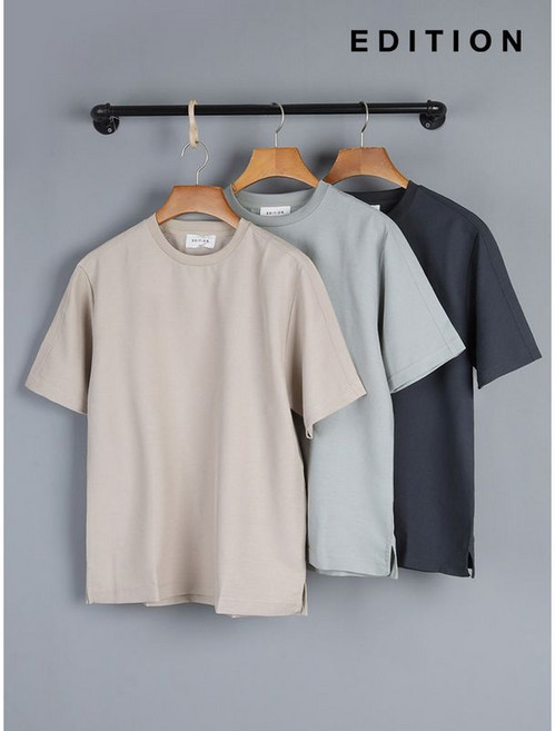 [에디션]오버핏 나그랑 반팔 티셔츠 (NED2TR1908)