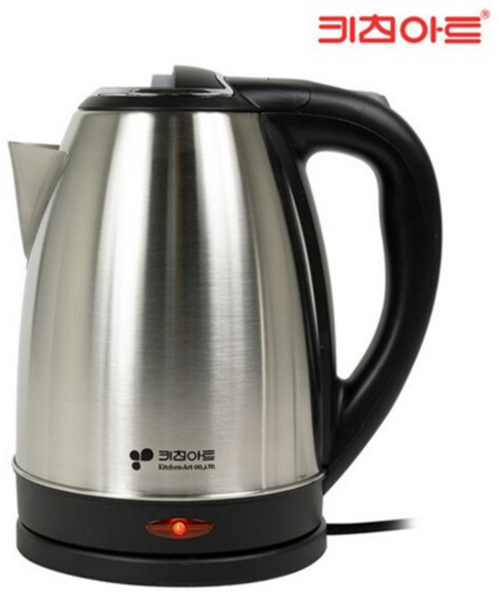 키친아트 포이베 스테인레스 무선 전기 주전자 1.8L, KJS-0018KP