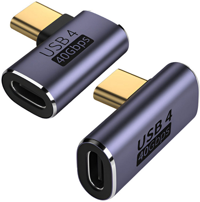 호후 CTOC 직각 게임 연결 스팀덱 노트북 B형 + C형 C타입 젠더 세트, 혼합색상, 1세트