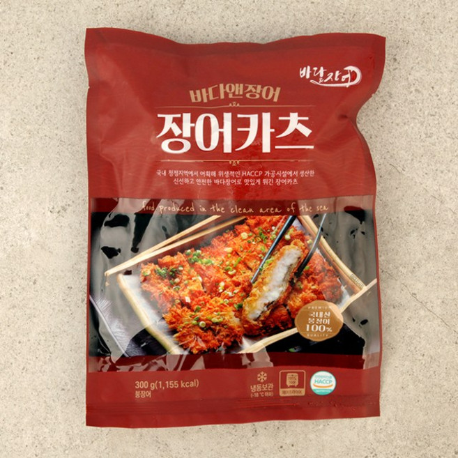 [오초록] 국내산 장어로 만든 장어카츠 300g(2인분), 1개, 300g