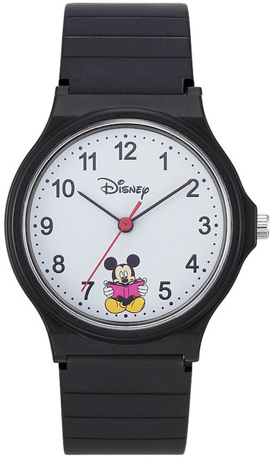 디즈니 캐릭터 북미키 경량 밴드 손목시계 D10434BKW