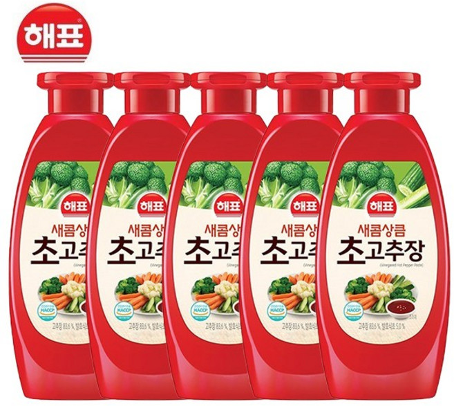 해표 새콤상큼 초고추장 320g, 5개