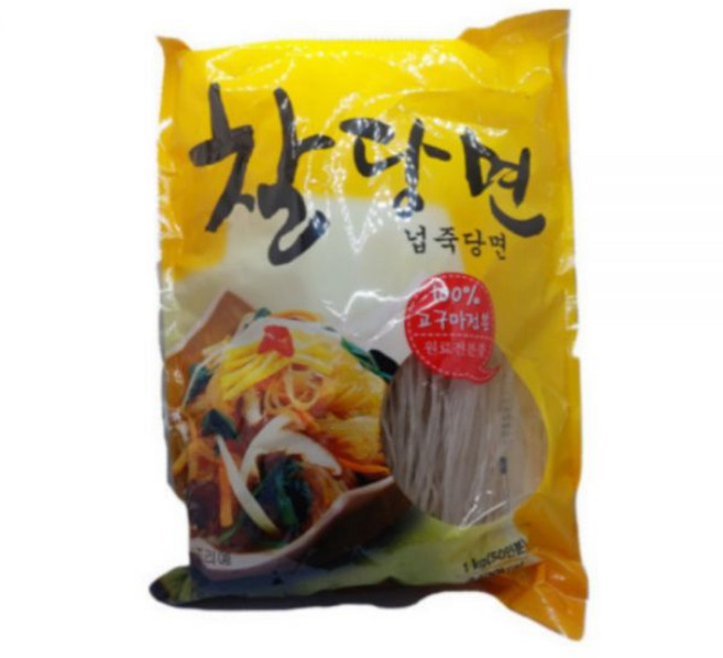 풍년 찰당면 / 넙죽당면 대용량 업소용 식당용 납작 잡채 고구마전분