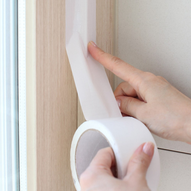 방수테이프 10M 대용량 방수 소음 바람 벌레차단 화이트, 1개