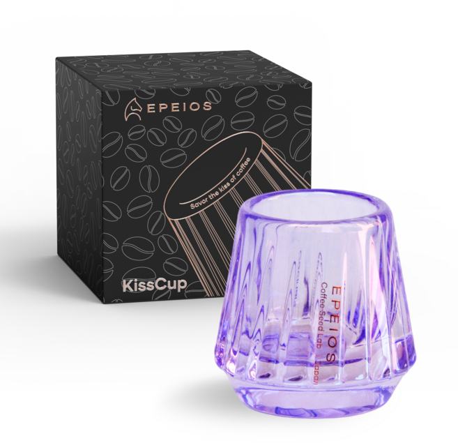 EPEIOS 에페이오스 테이스팅잔 키스컵 에스프레소 샷잔 + 기프트박스, 1세트, 플럼 퍼플