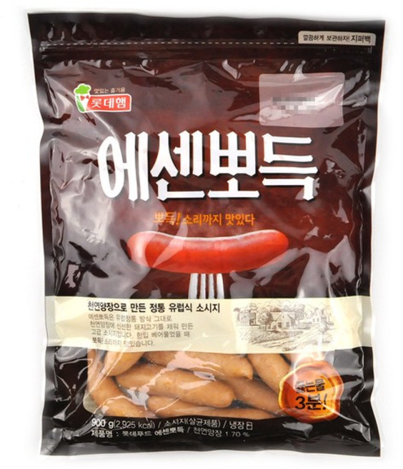 코스트코 롯데햄 천연양장 에센뽀득 소시지 900g