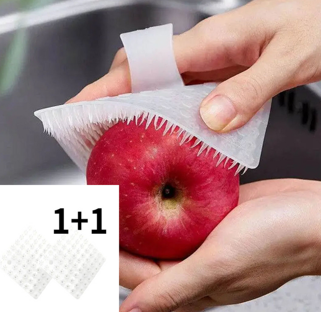 야채 과일 세척솔 식기식품 세척솔 재활용세척솔 2개