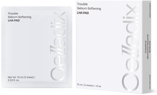 셀라딕스 세범 소프트닝 라하 패드 저자극 각질 피지연화 여드름성 피부적합, 1개, 30매입