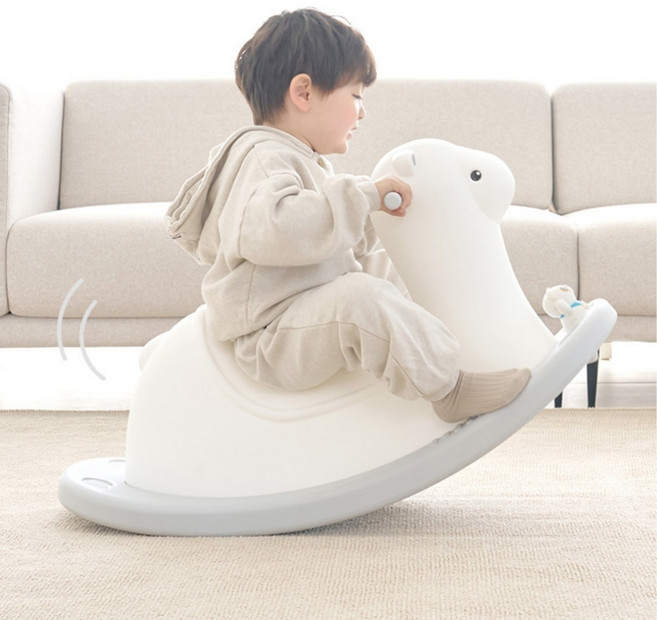 아이팜 리틀 라마 아기 흔들말(그레이) 유아 승용장난감 균형감각 놀이완구 아기생일선물, 아이팜 흔들말 리틀 라마 (그레이) 유아 승용완구 장난