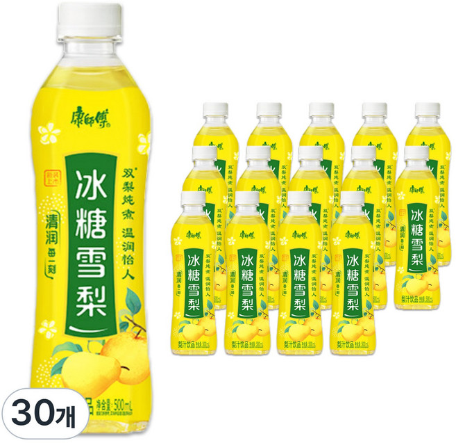 캉스푸 빙탕설리 배 음료, 500ml, 30개