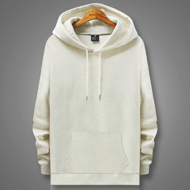 블루포스 남여공용 트렙 후드티 베이직핏 커플티 무지 후드 티셔츠 단체복