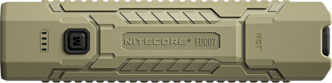 NITECORE EDC07 多色溫LED手電筒 1500流明 IP67防水, 沙漠黃, 1個