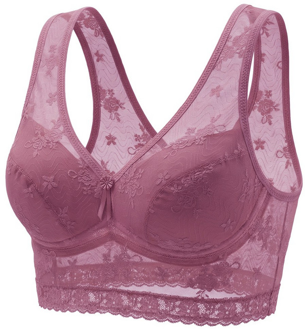 벨라뮤즈 국산 통풍 메쉬 시원한 시스루 레이스 노몰드 노와이어 브라탑 브라렛 SH7001