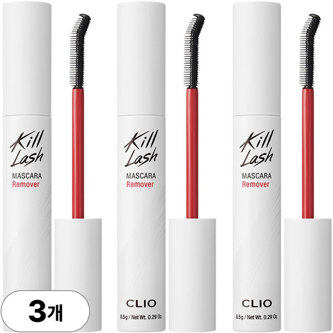 클리오 킬 래쉬 마스카라 리무버, 8.5g, 3개