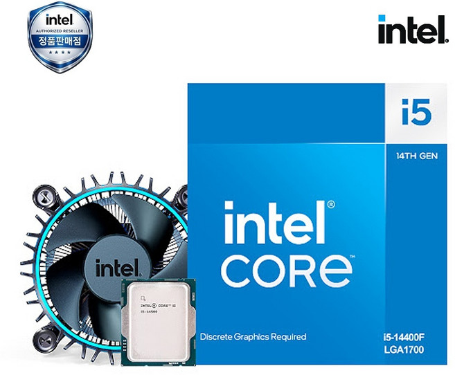 [인텔 정품] 코어 i5-14400F (14세대) (랩터레이크 리프레시)