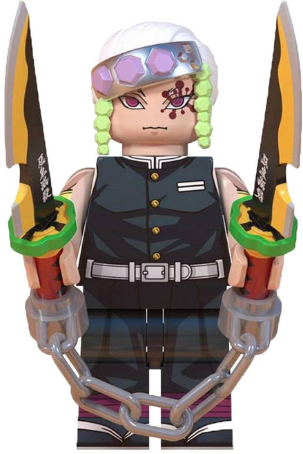 <귀멸의 칼날> 캐릭터 호환블록 브릭미니피규어 8종 시리즈 VOL.02, 1개, 0208. 우즈이 텐겐