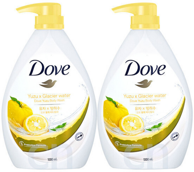 도브 유자 바디워시, 도브 유자 촉촉한 산뜻한 바디워시 1000ml 2개, 1L, 2개