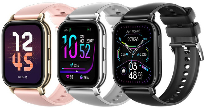 와피크 통화 스마트워치 P5S 1.85인치, 실버