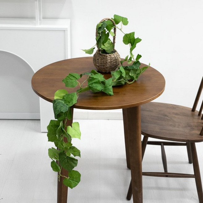 호박잎 넝쿨 조화 초록초록 180cm 인테리어 장식 소품 행잉플랜트 담쟁이 덩굴 바인 가랜드, 필로잎, 단품, 1개