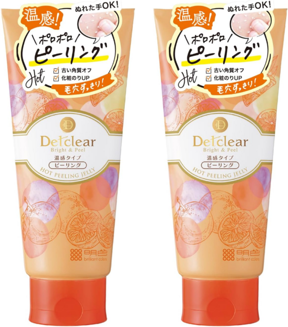데트클리어 브라이트 온열 필링젤 오렌지 180g 2개