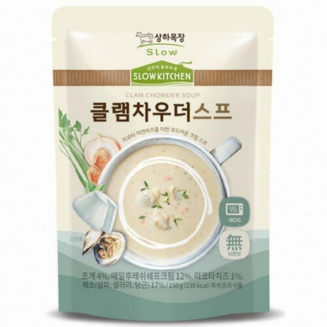 매일유업 상하키친 콘크림 스프 3p, 150g, 6개