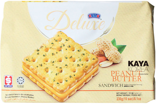 디럭스 땅콩버터 샌드 184g 수입과자, 1개