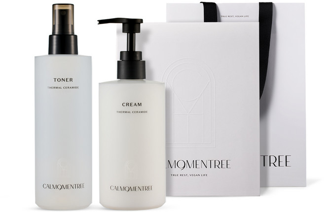 캄모멘트리 떼르말 세라마이드 민감성 유황수 토너&크림 스킨케어 세트, 떼르말 스킨 기프트 세트, 1세트