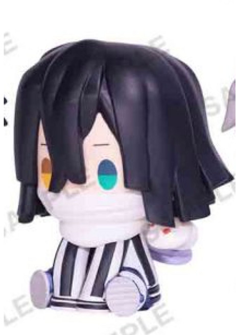 鬼滅之刃 發條玩偶公仔 盒裝版 盲盒 盒玩, 1個, 4.伊黒小芭内