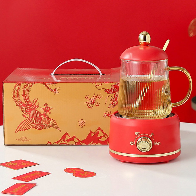 새하영 분유 포트 커피포트 라비킷 풍년 결합형 접이식 프리볼트 육아템, 차이나 레드 480ml 세트, 1개