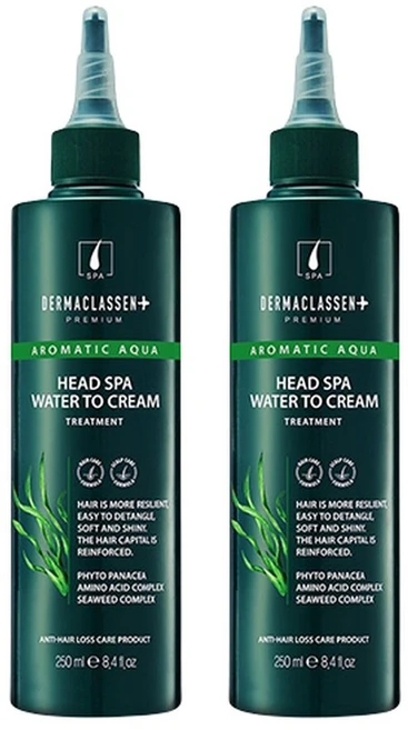 더마클라센 헤드스파 워터 탈모케어 트리트먼트 250ml x2, 2개 - 쿠팡
