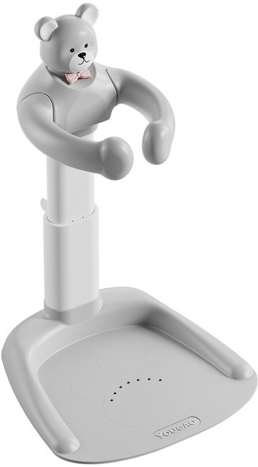 廠家直銷寶寶洗澡神器站立臺嬰幼兒洗浴澡盆兒童洗屁股盆寶寶浴架, 1個, 卡通款-灰色:如圖