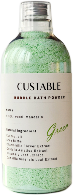 올데이커스터블 거품 입욕제 초대용량 파우더형 배쓰밤 그린, 1L, 5개