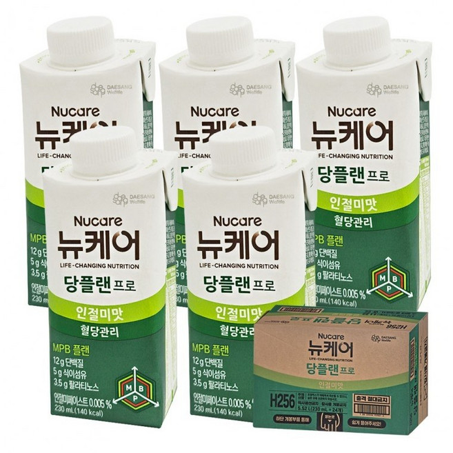 뉴케어 당플랜 프로 인절미맛 혈당관리 230ml 24개