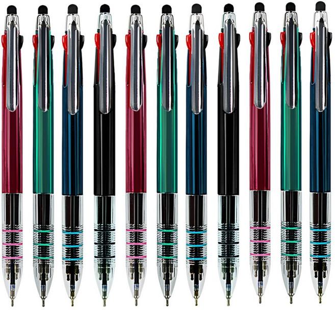 [20+1]루나 UV3색 스마트터치펜 0.7mm 신형니들펜 20개 독일잉크 잘써지는 삼색볼펜, 랜덤발송, 1세트