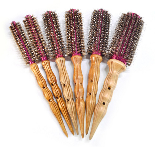 루시피 퀸 스피드 앤틱 열판 헤어롤 브러쉬 (1~7호) 레드, 7호, 1개