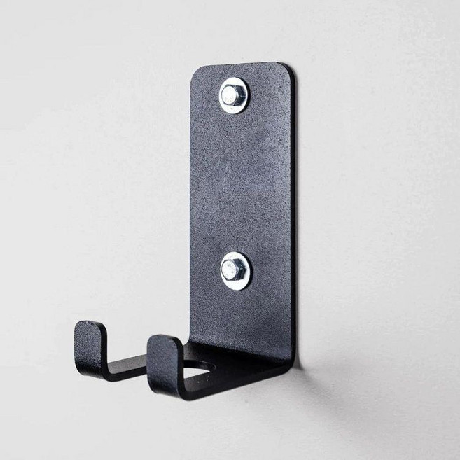 벽걸이 지지대 피트니스 바벨 봉거치대 헬스 정리 걸이 샵크레센도, 싱글 로드 후크, 1개, 1kg, A. 싱글 연결