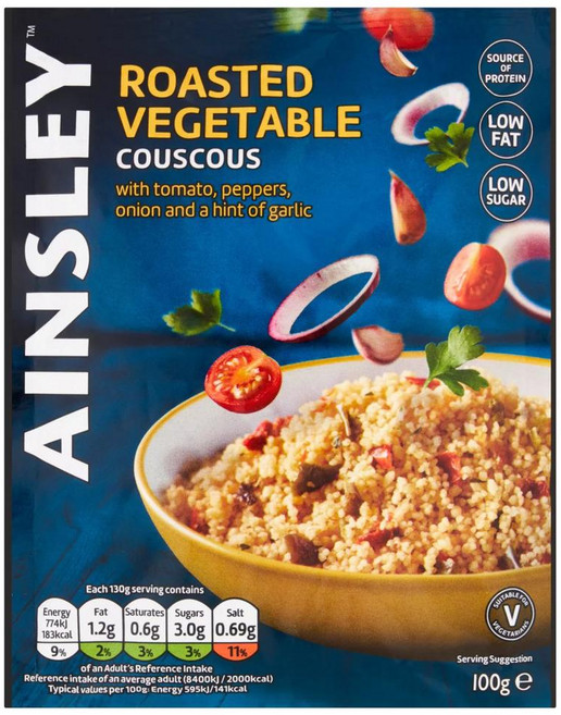 영국 앤슬리 헤리엇 Ainsley Harriott Roast Vegetable Cous Cous 로스트 베지터블 쿠스쿠스, 3개, 100g