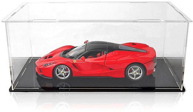 마이카 다이캐스트 투명 아크릴 케이스 간편 조립식 모형 전시대 보관함, 1개
