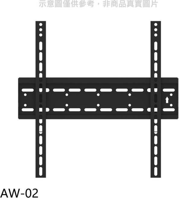 AW-02 螢幕壁掛架 節省空間 穩固耐用 多尺寸適用 簡易安裝, 圖片色, 1個