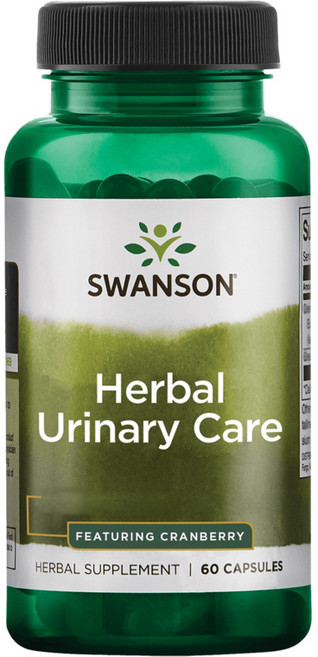 Swanson 斯旺森 全譜蔓越莓玉米鬚熊果葉膠囊, 1罐, 60顆