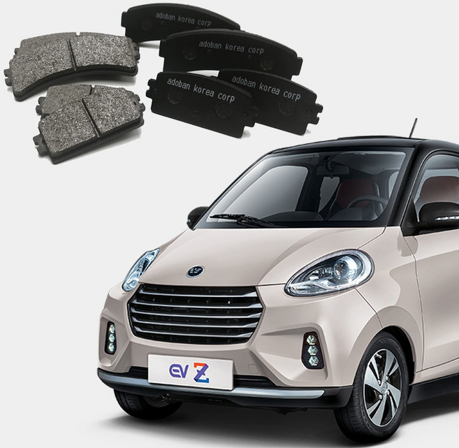 스마트 EVZ 이브이제타 EV Z 브레이크패드 전기자동차 에디슨 아도반 세라믹, 02.브레이크패드REAR(4P)