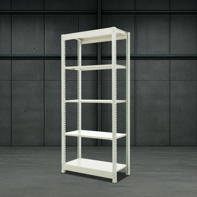 영진앵글 경량랙 철제선반 무볼트 앵글 다용도실 창고 공장 사무실 더너음 5단 독립형, 가로800 X 깊이300, 높이1200 X 5단